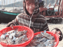 Xuân Yên fishfarmers “earn” millions dong from swimming crab