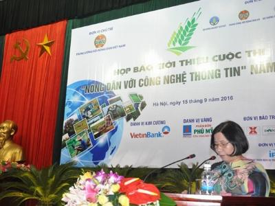 Tôn vinh nông dân giỏi ứng dụng công nghệ thông tin