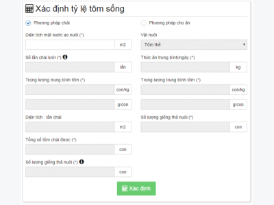 Hướng dẫn sử dụng Survival Calculator