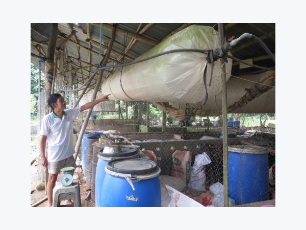 Hiệu quả việc xử lý chất thải bằng túi biogas